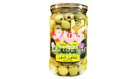زیتون شور بدون هسته 630 گرمی بدر