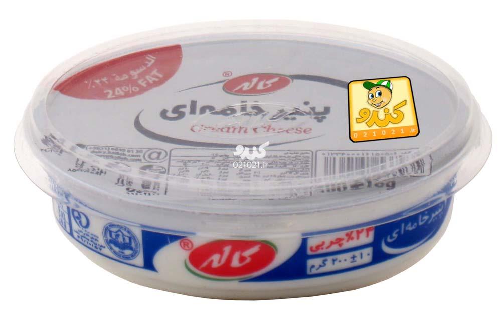 تصویر بزرگ‌شده پنیر خامه ای 24درصد چربی 200گرمی کاله