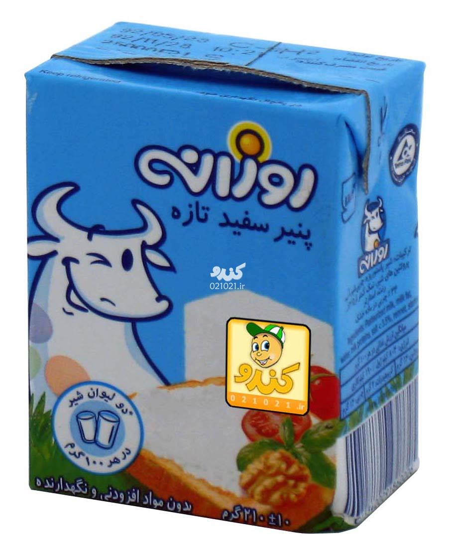 تصویر بزرگ‌شده پنیر سفید 210 گرمی روزانه