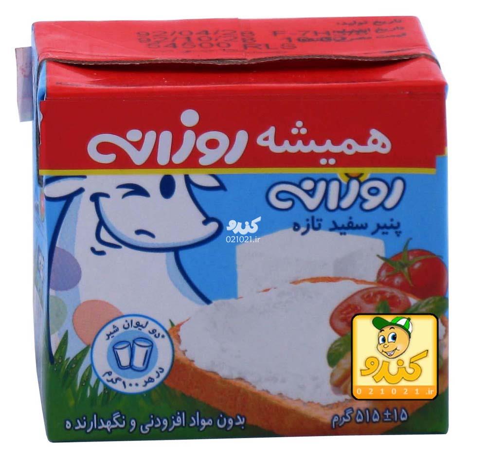 تصویر بزرگ‌شده پنیر سفید 515 گرمی روزانه