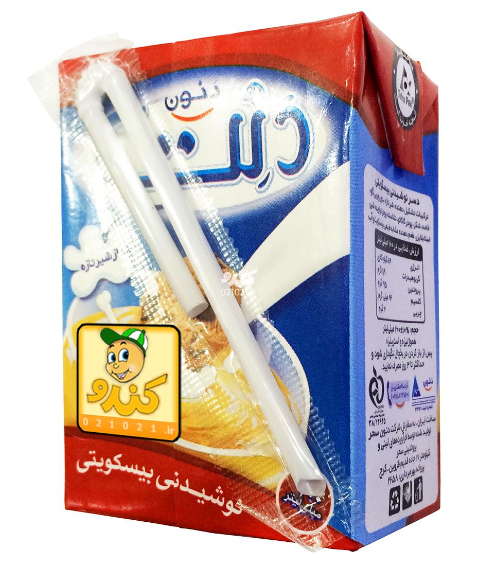 تصویر بزرگ‌شده نوشیدنی شیر بیسکویتی 200 میلی دنت