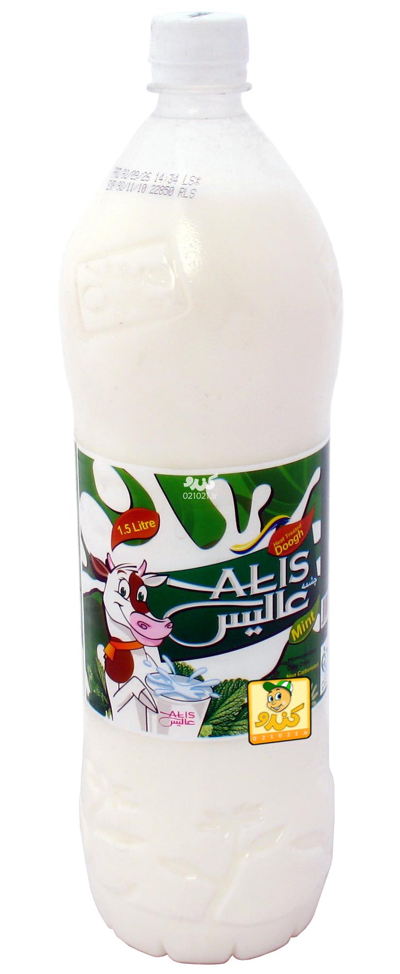 تصویر بزرگ‌شده دوغ 1,5 لیتری عالیس