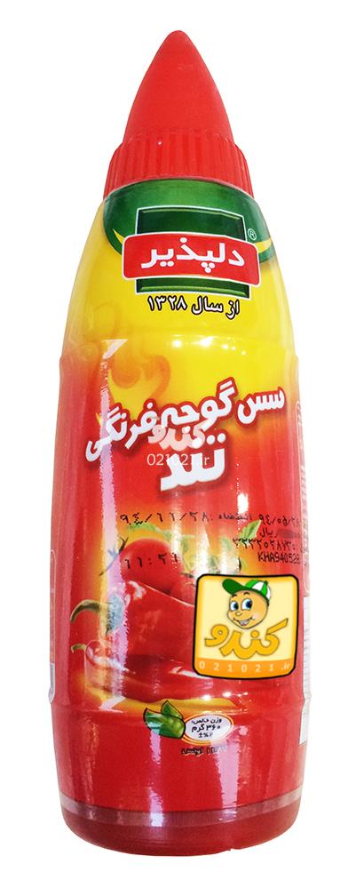 تصویر بزرگ‌شده سس گوجه فرنگی تند فشاری دلپذیر
