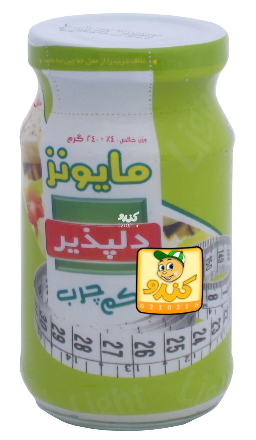 تصویر بزرگ‌شده سس مایونز کم چرب 240 گرمی دلپذیر