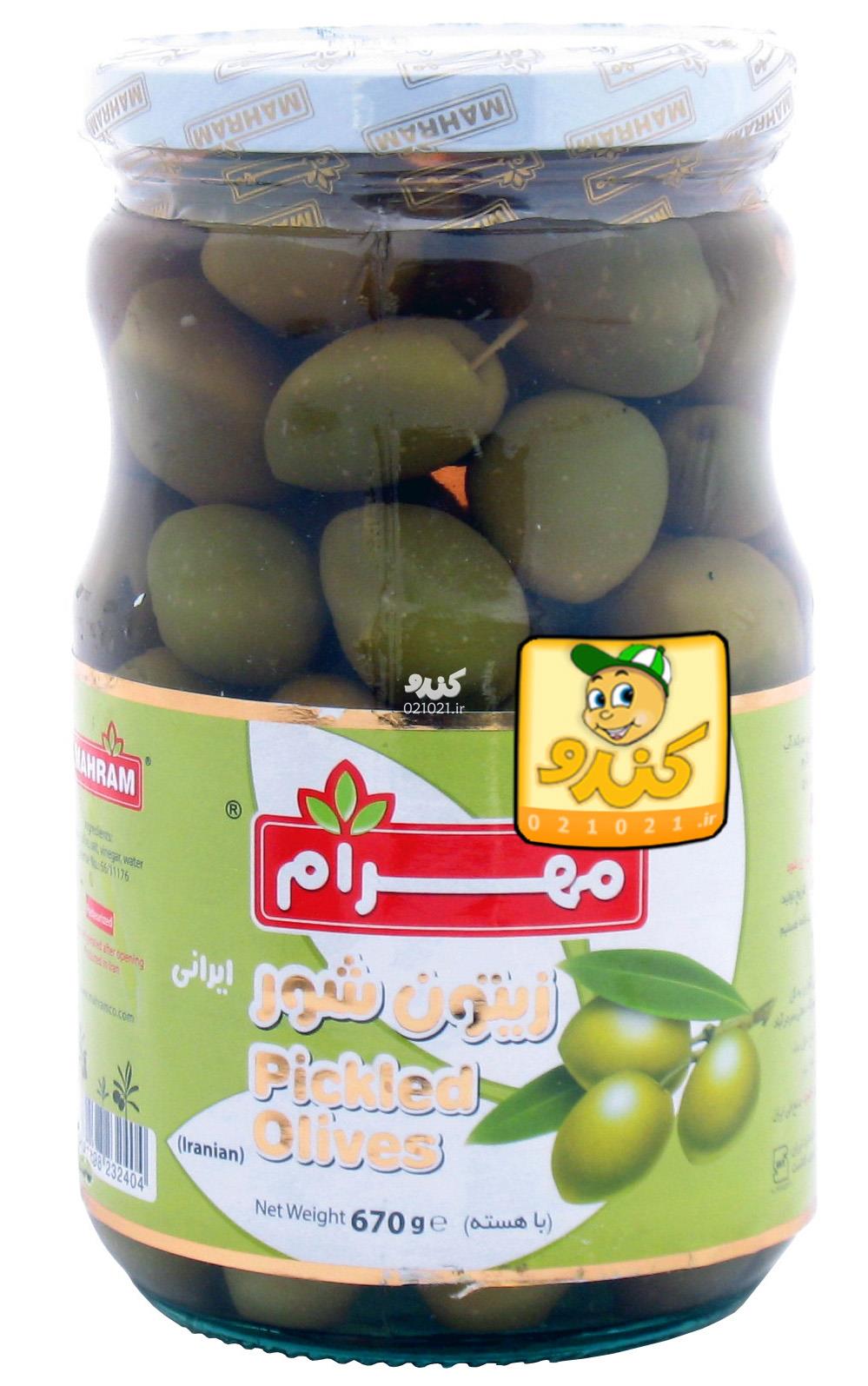 تصویر بزرگ‌شده زیتون 650 گرمی مهرام