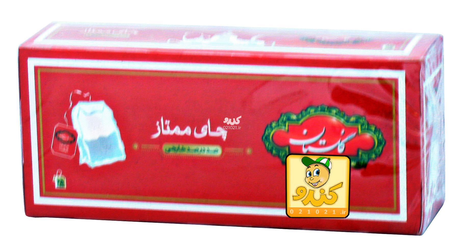 تصویر بزرگ‌شده چای کیسه ای 50 عددی گلستان