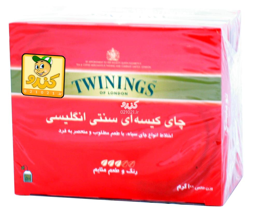 تصویر بزرگ‌شده چای کیسه ای 50 عددی توئیننگز