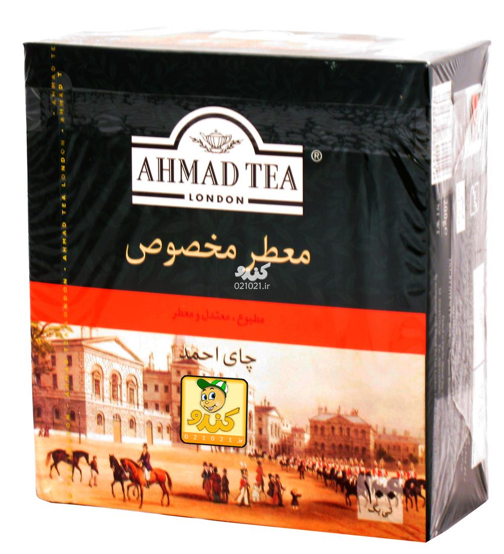تصویر بزرگ‌شده چای کیسه ای عطری 100 عددی احمد