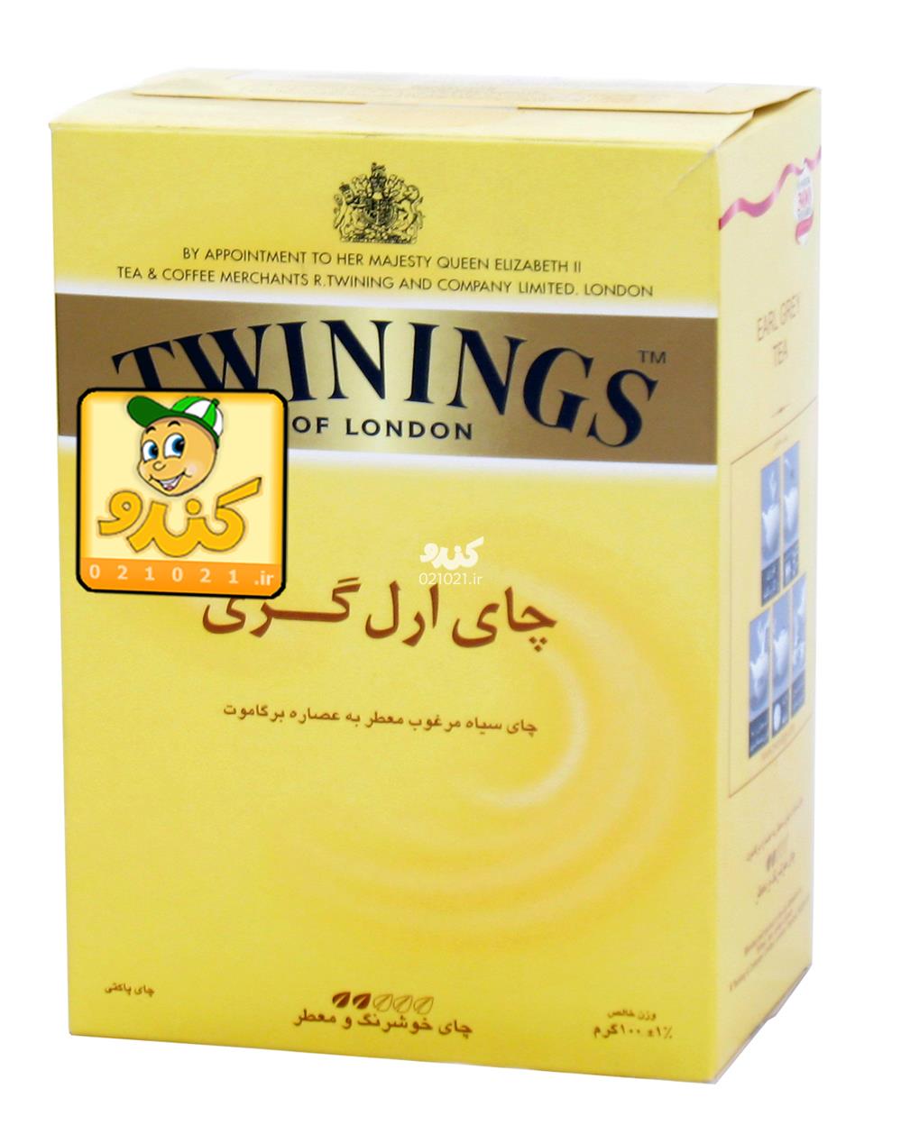 تصویر بزرگ‌شده چای ارل گری 100 گرمی توینیگز