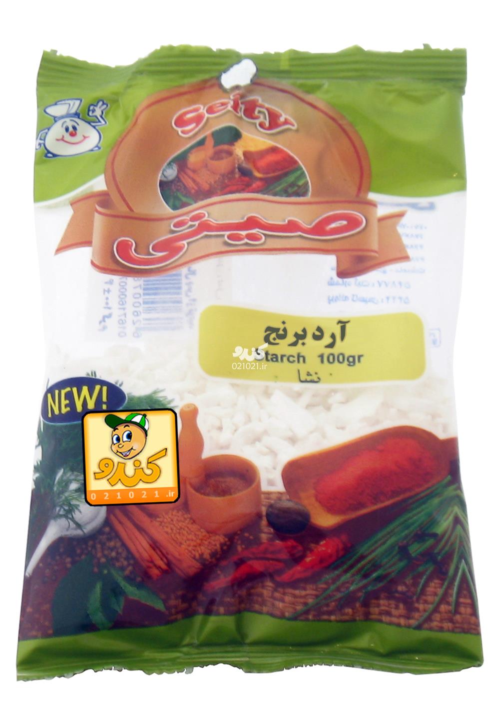 تصویر بزرگ‌شده آرد برنج 100 گرمی صیتی