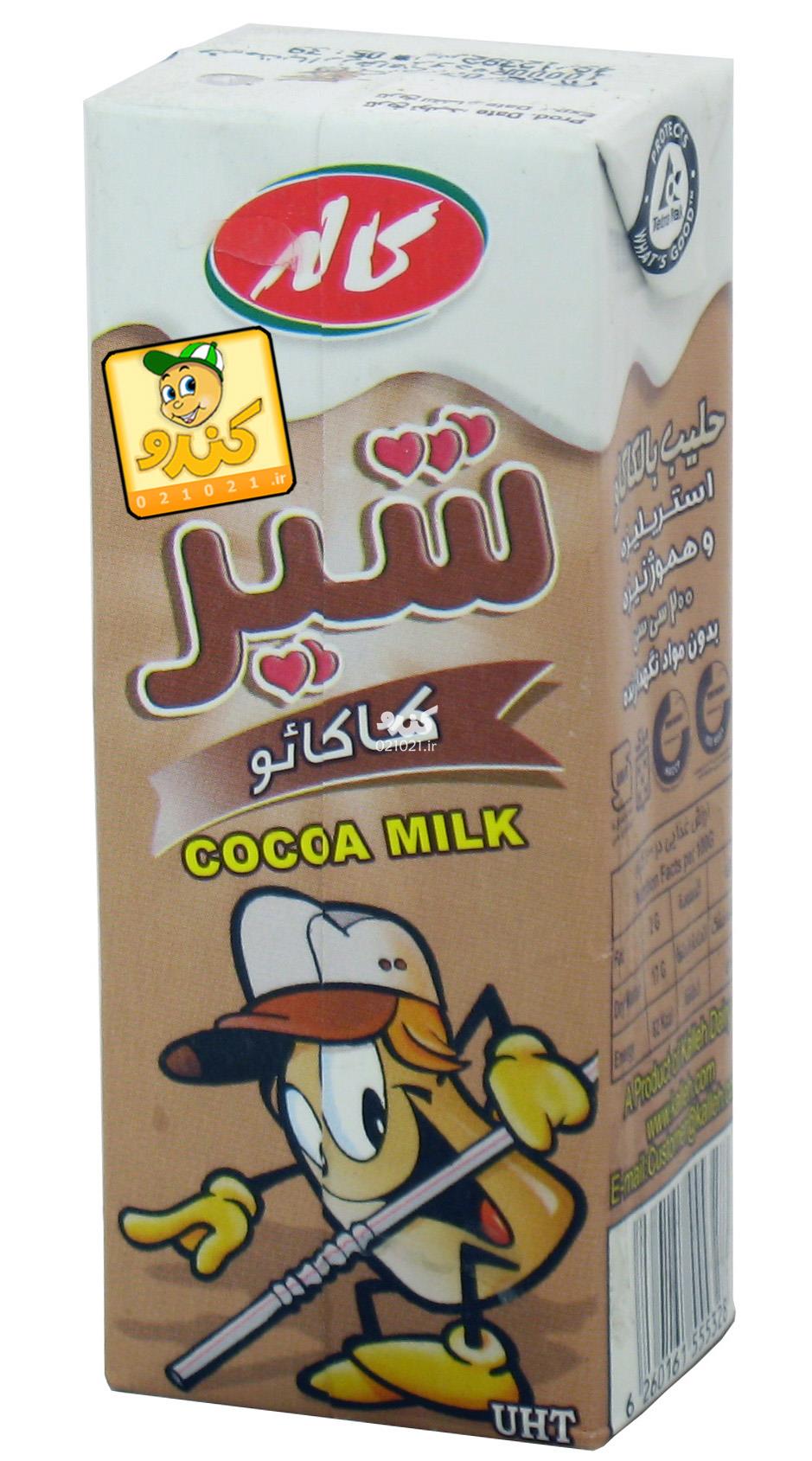 تصویر بزرگ‌شده شیر کاکائو 200 میلی کاله