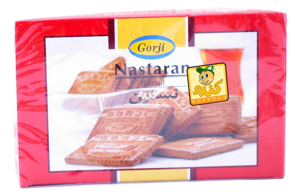 تصویر بزرگ‌شده بیسکویت نسترن 380 گرمی گرجی