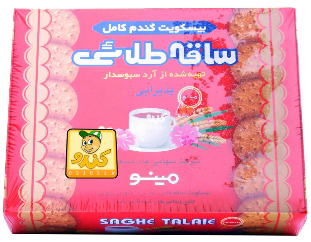 تصویر بزرگ‌شده بیسکویت ساقه طلایی پذیرایی مینو
