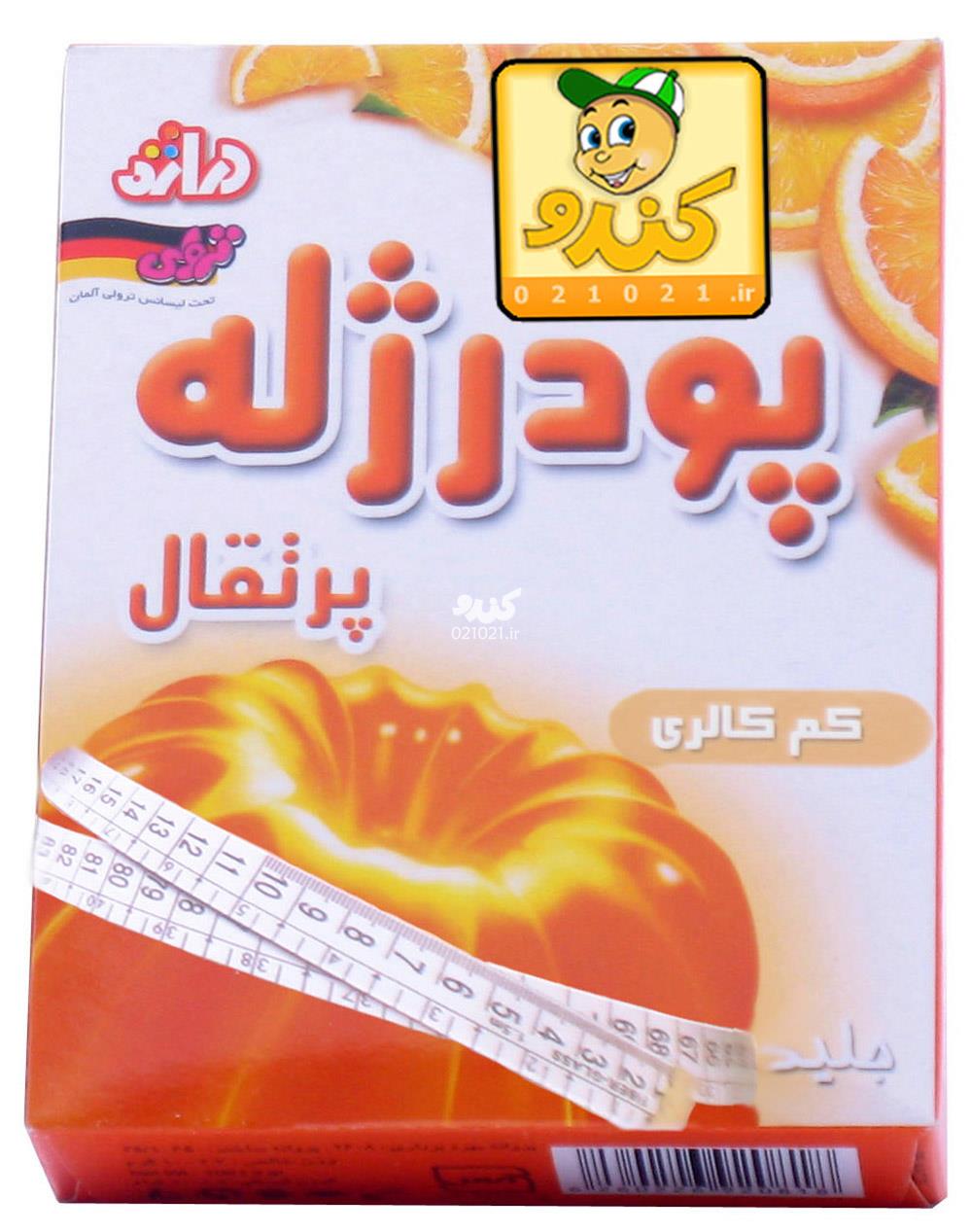 تصویر بزرگ‌شده پودر ژله بدون شکر رژیمی پرتقال کم کالری 30 گرمی دراژه