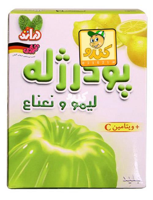 تصویر بزرگ‌شده پودر ژله لیمو ونعناع با ویتامین سی 100گرمی دراژه