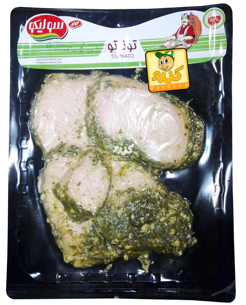 تصویر بزرگ‌شده توناتو بوقلمون 350 گرمی سولیکو