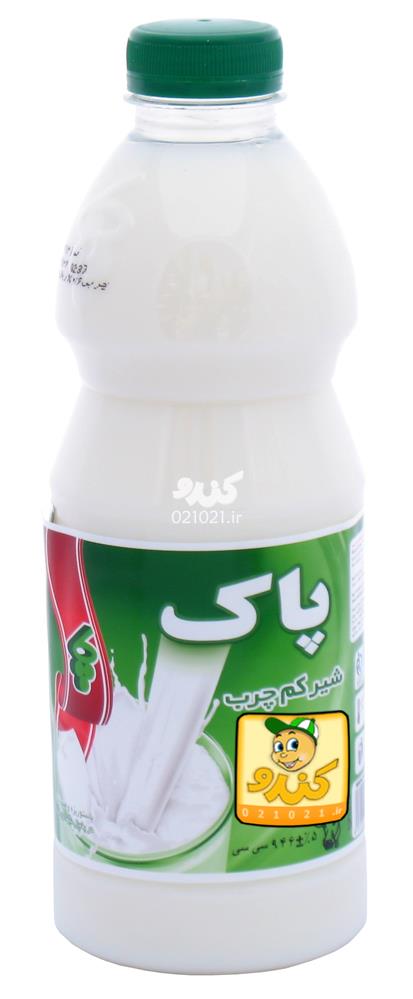 تصویر بزرگ‌شده شیر کم چرب 1 لیتری پاک
