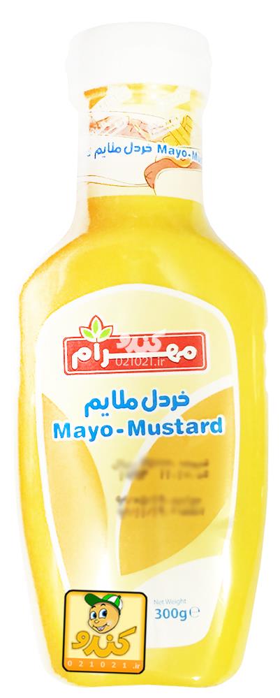 تصویر بزرگ‌شده سس خردل ملایم 300 گرمی مهرام 