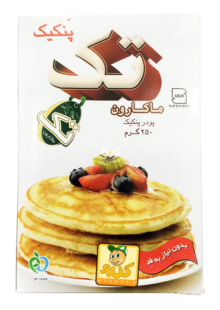 تصویر بزرگ‌شده پودر پنکیک ( پن کیک ) 250 گرمی تک