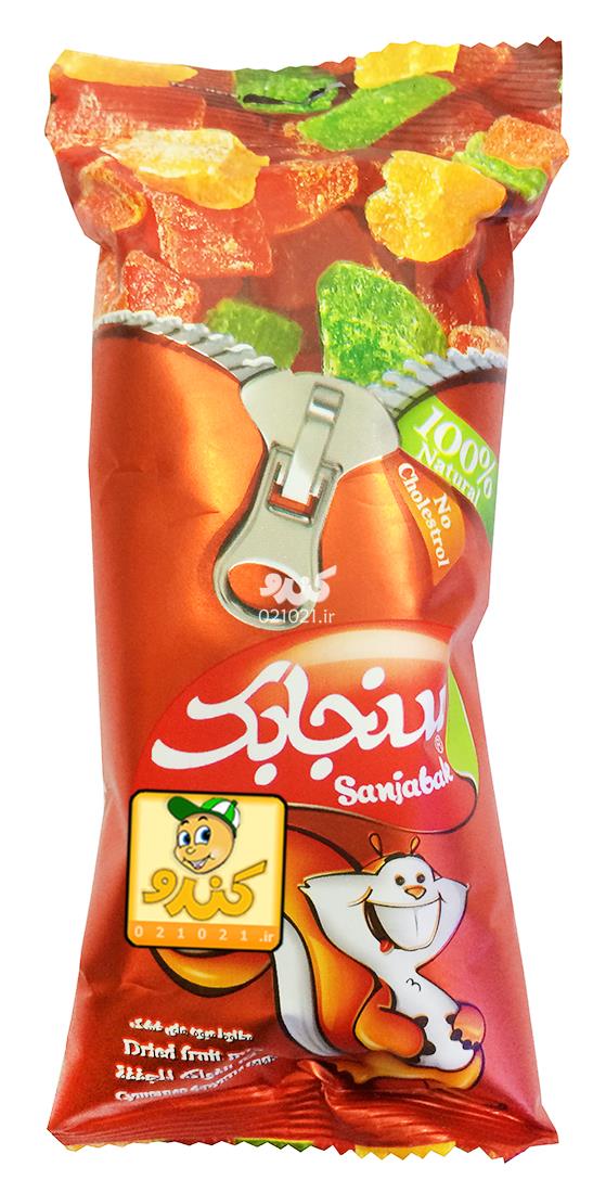 تصویر بزرگ‌شده مخلوط شیرین میوه های خشک 10 گرمی سنجابک