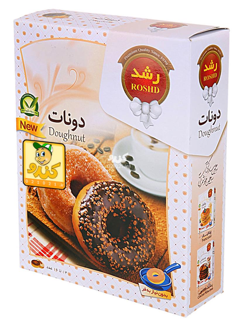 تصویر بزرگ‌شده پودر نیمه آماده دونات 300 گرمی رشد