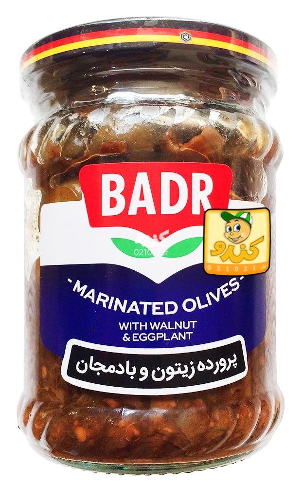 تصویر بزرگ‌شده پرورده زیتون و بادمجان 270 گرمی بدر