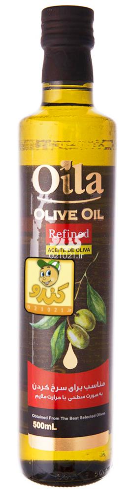 تصویر بزرگ‌شده روغن زیتون تصفیه شده 500 میلی اویلا