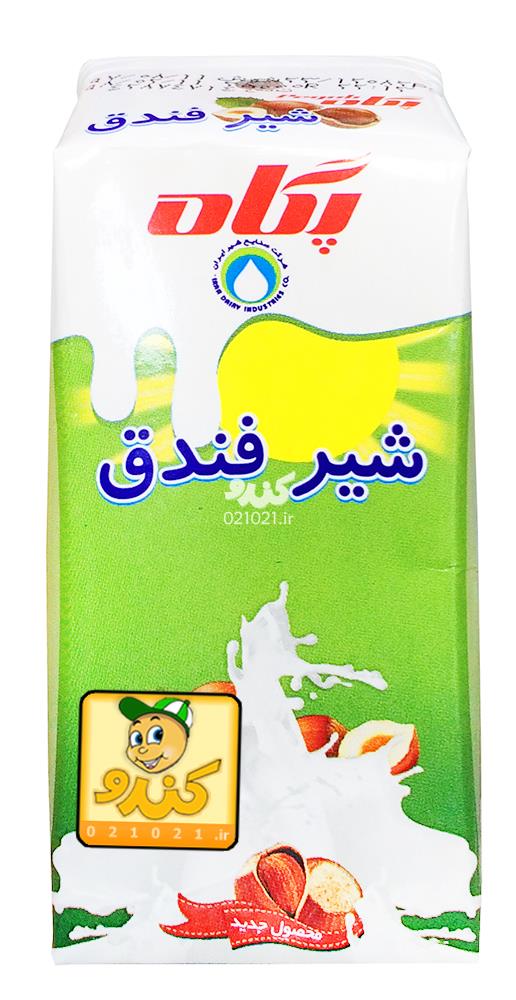 تصویر بزرگ‌شده شیر فندوق 200 میلی پگاه