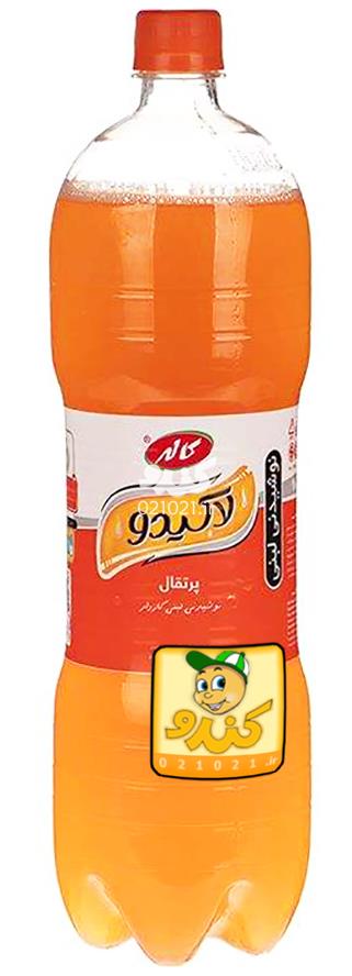 تصویر بزرگ‌شده نوشابه لبنی گازدار با طعم پرتقال لاکیدو 1500 سی سی کاله
